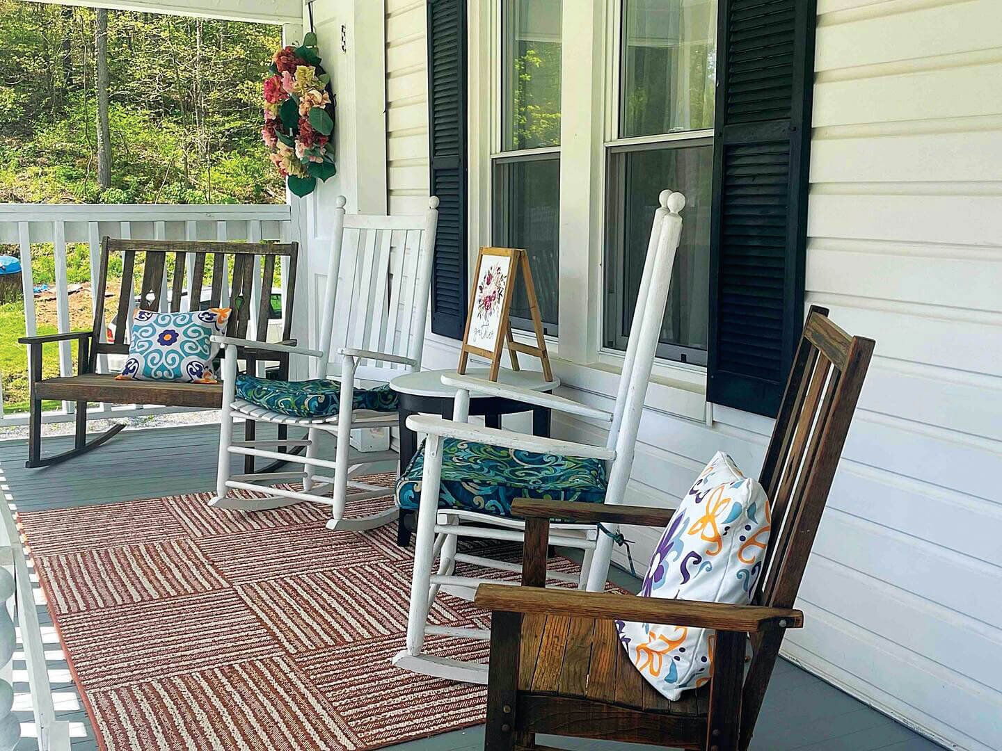 The front porch at Mamaw's House in Duffield, Virginia.