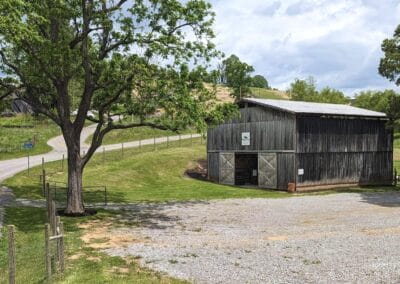 Another view of the barn at Pungo Farms in Nickelsville, Virginia.